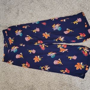 Madewell Pull-On Crop Pants in Hawaiian Hideaway (XS)